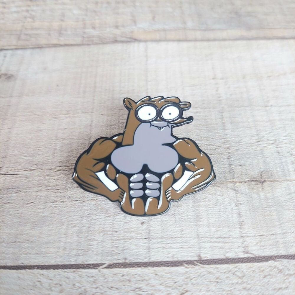 Regular Show Pin Buff Rigby